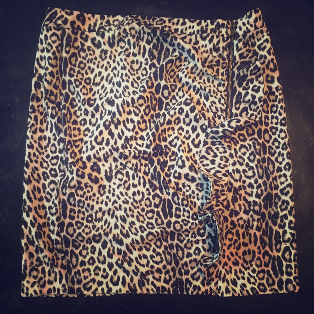 Leopard Print Skirt New York and Company